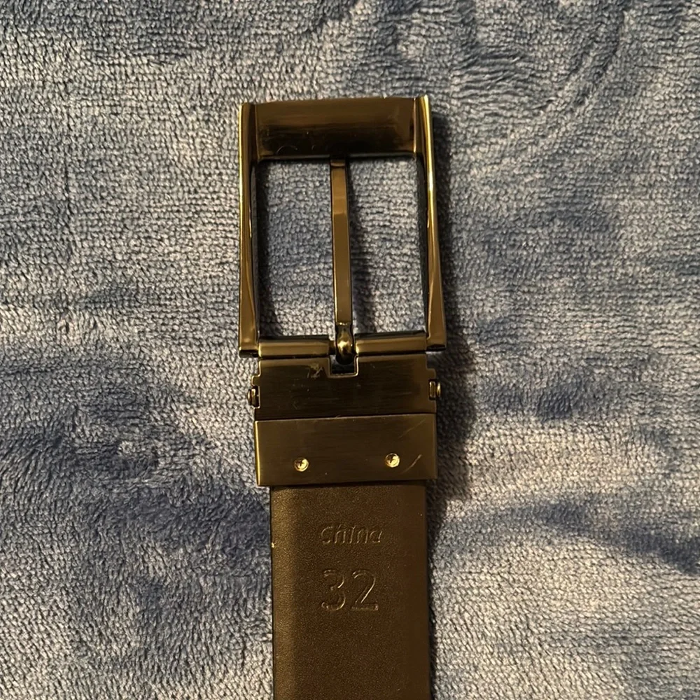 Steve Madden Black Leather Belt